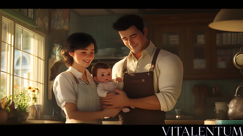 Warmth Blooms: A Family's Kitchen Sanctuary