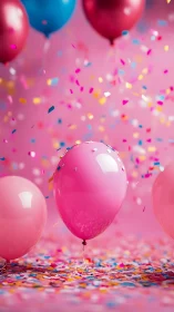 Balloons and Confetti: A Vibrant Celebration.