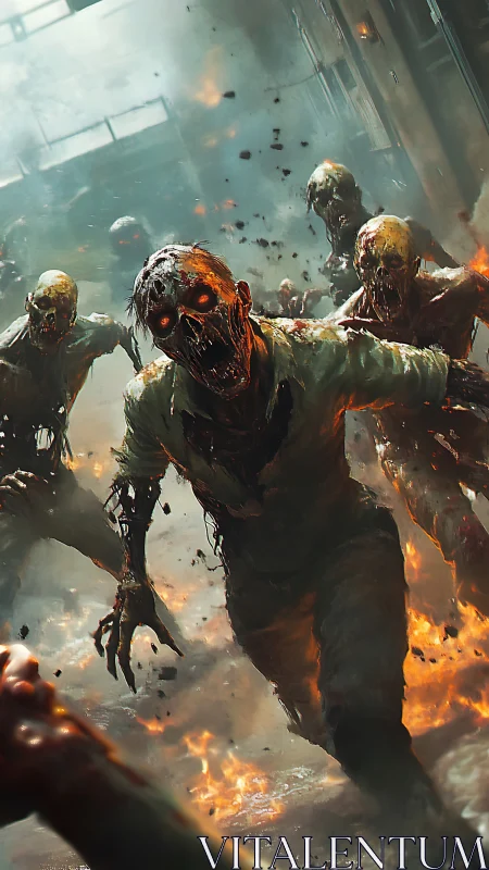 Inferno sprint sends blistered zombies tearing through fire