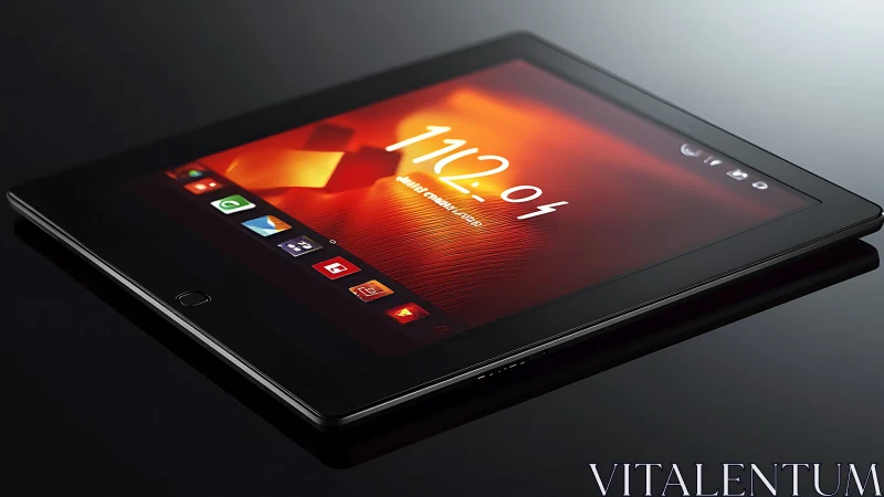 Xiaomi Mi Pad Tablet with Red Ambient Display