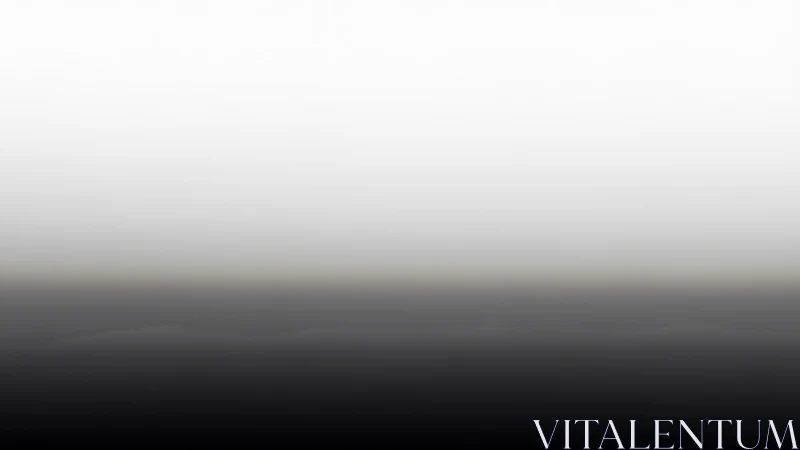 Horizon of quiet grayscale mist drifting into nowhere.