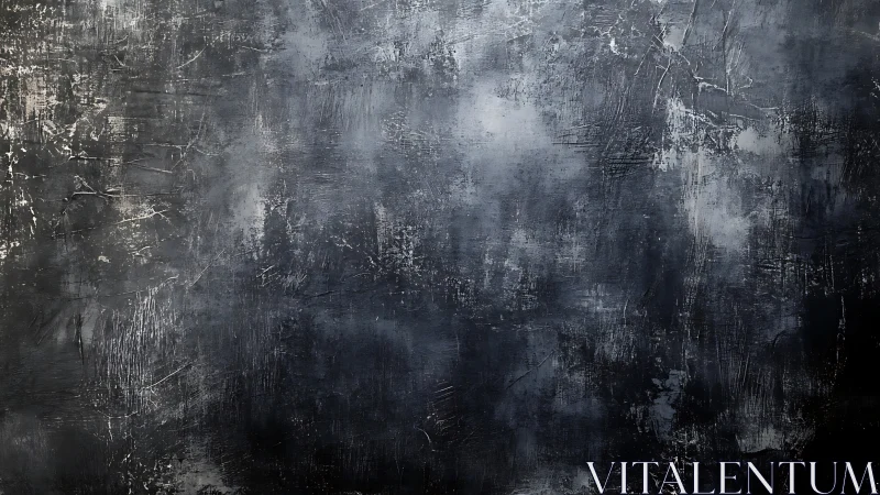 Textured dark surface shows layered scratches and wear