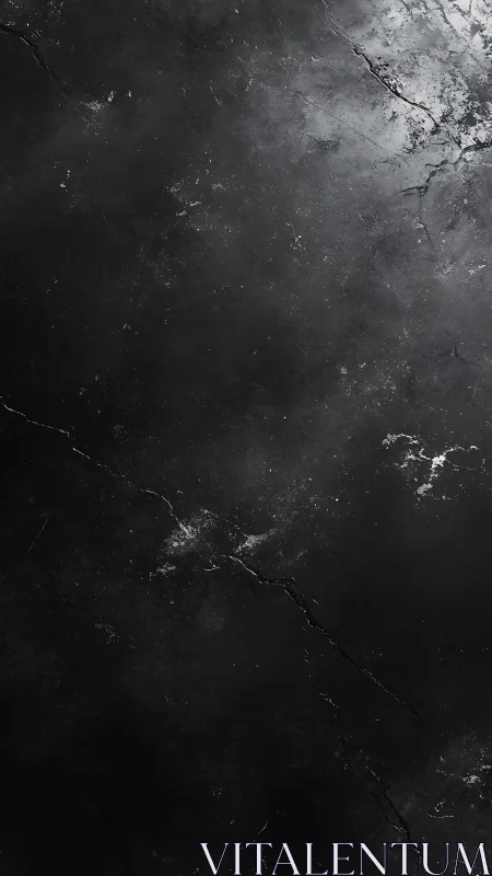 Dark cracked stone texture with subtle white weathering details.