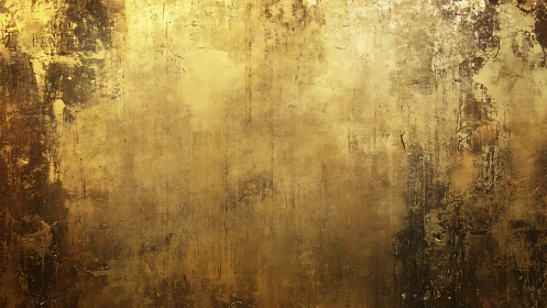 Textured golden metal surface glows with rustic elegance
