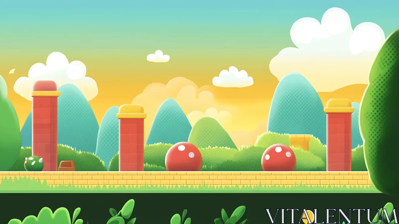 Sunset coins and candy hills reshape a playful game path