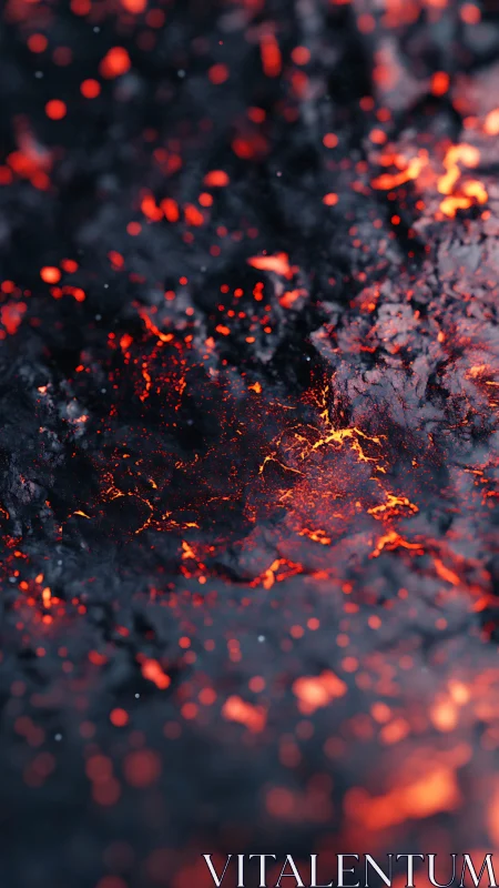 Incandescent Embers and Ash. Macro Combustion Study.