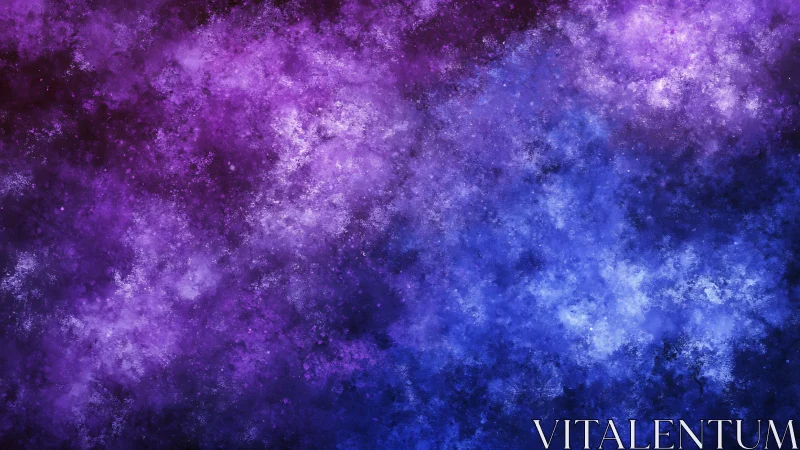 Celestial color storm swirling in violet and electric blue mist.