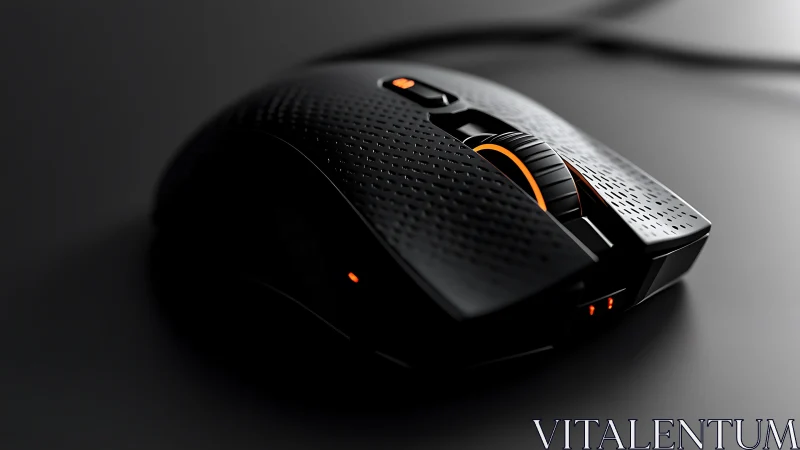 Gaming Mouse with Glowing Accents: Ergonomic Performance Design.