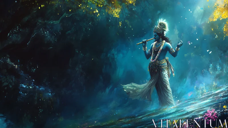 Moonlit flute song over a river of quiet starlight.