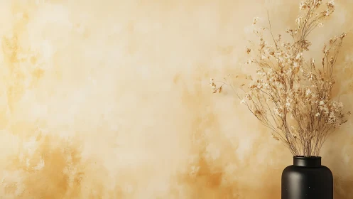 Dried wildflowers lean softly into warm, hazy daylight calm