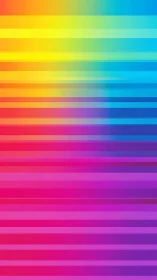 Gradient stripes flow through vibrant rainbow color bands