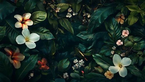 Lush Garden Blooms: Nature's Stunning Floral Tapestry
