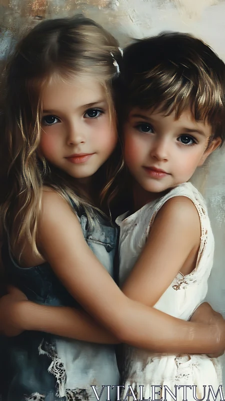 Twin Souls: A Portrait of Sisterhood and Innocent Grace