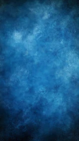 Midnight blue mist quietly swirls across a painted void