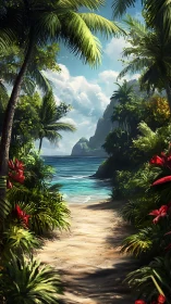 Paradise Passage: Tropical Gateway to Emerald Dreams.