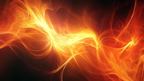 Dynamic Luminescent Waves: Radiant Energy Flow Abstract.