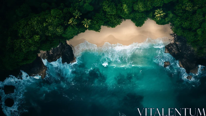 Tropical Paradise Reveals Its Secret Turquoise Heart