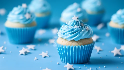 Celestial Swirls: Frosted Dreams Dance Beneath Starlit Skies