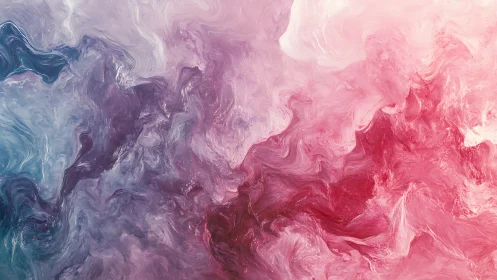 Swirling pastel nebula in flowing marbled abstraction.