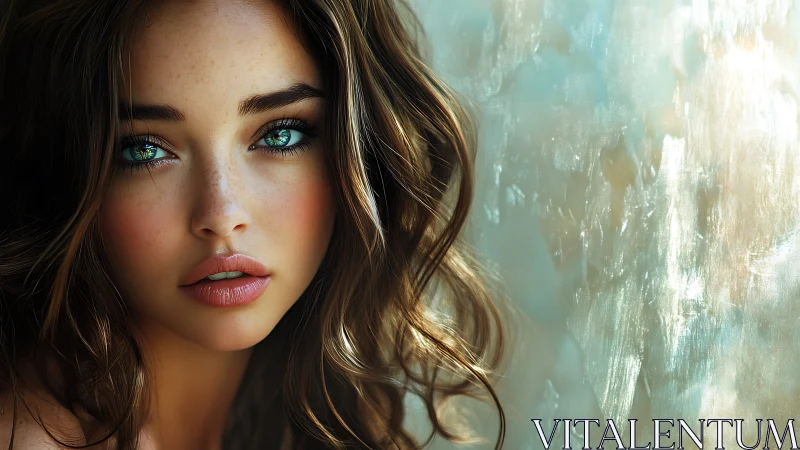 Luminous portrait celebrates gentle eyes and soft, natural light