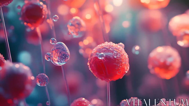 Candy nebula orbs drift through sugary twilight haze.