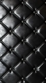 Glossy tufted leather matrix with specular highlight mapping.