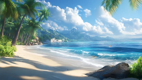 Tropical Paradise Cove Awaits Discovery by Azure Tides.