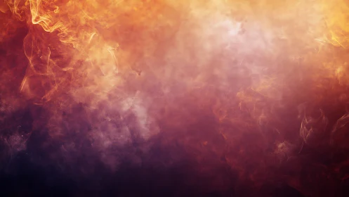 Gradient Atmospheric Composition with Fire Hues
