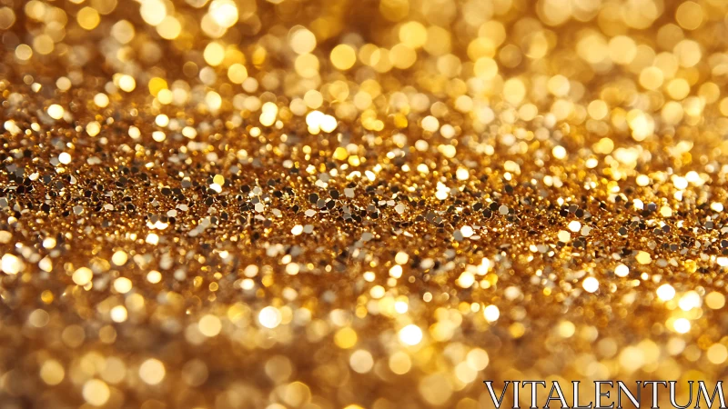 Golden glitter horizon glowing with tiny festive sparks.
