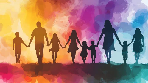 A Family's Journey Together: Unity Across a Rainbow of Hope