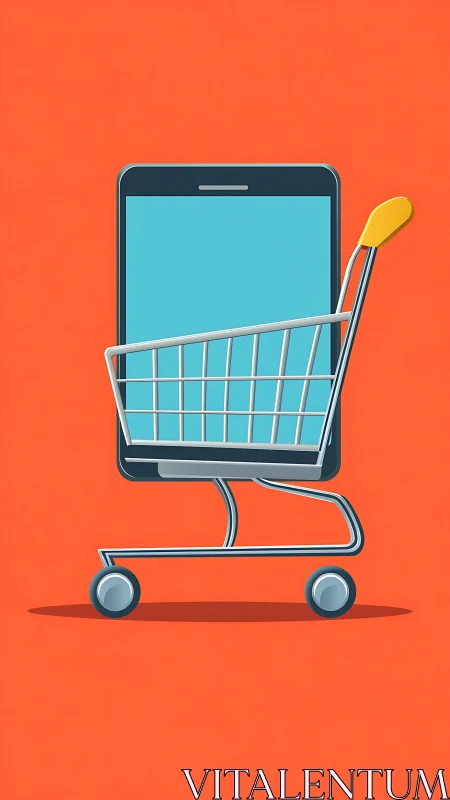 Smartphone quietly moonlights as a bright digital shopping cart