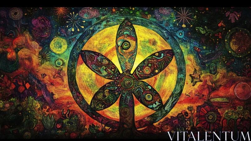 Cosmic Bloomwheel Tree glowing over a story-soaked horizon.