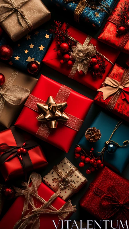 Gleaming gift constellations quietly orbit holiday wonder