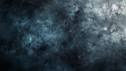 Dark textured abstract background with blue and gray tones, moody style.