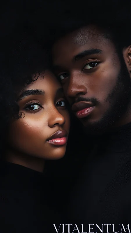 Intimate Connection: Two Hearts Close.