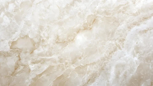 Creamy White Marble Texture with Soft Veining, Natural Style.