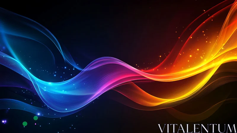 Chromatic light waves form a dynamic dual-band energy spectrum