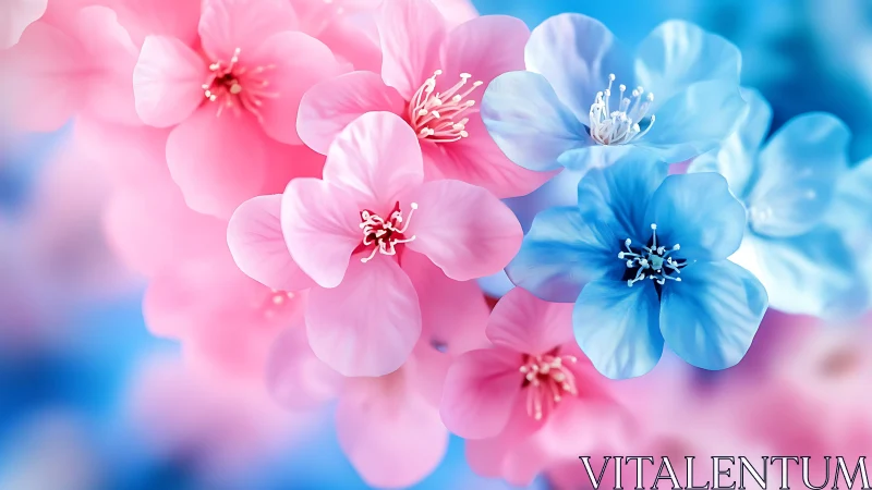 Delicate Petals Dance in Chromatic Harmony.