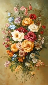 Lush Botanical Bouquet with Mixed Seasonal Flowers.