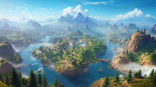 Majesty Sprawls Across Emerald Valleys: Alpine Dream Realized.