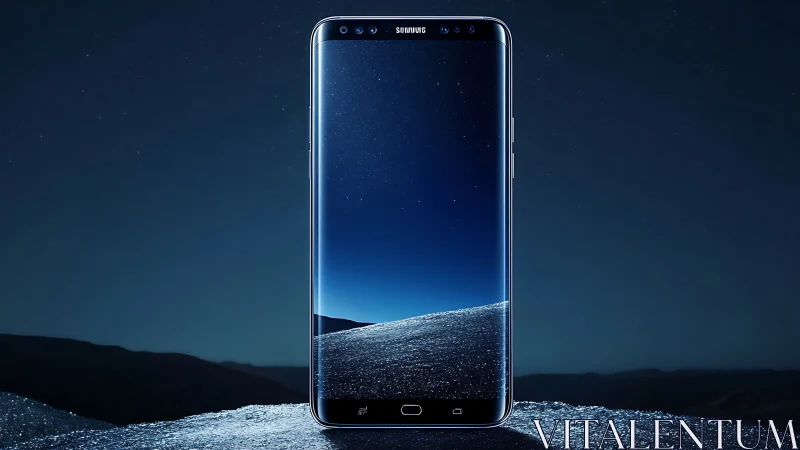 Samsung Galaxy's Cosmic Escape: A Digital Dream.