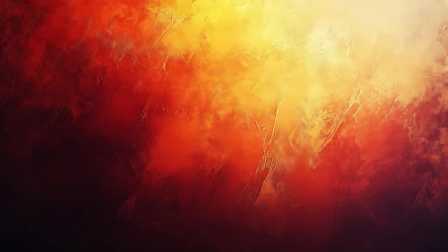 Fiery abstract textured background in warm red and orange hues.