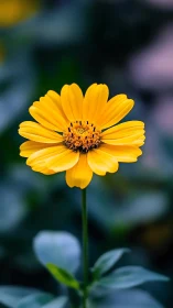Radiant Yellow Gerbera Daisy Captures Pure Summer Joy
