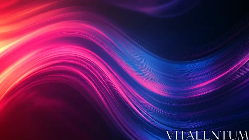 Neon river of light flowing through a twilight dreamscape.