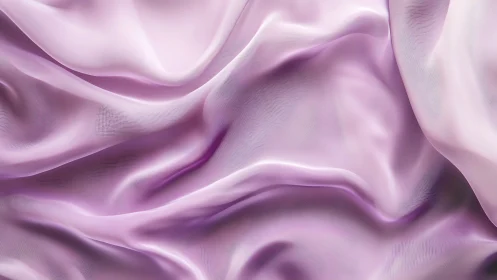 Soft lilac silk folds create luminous flowing texture.