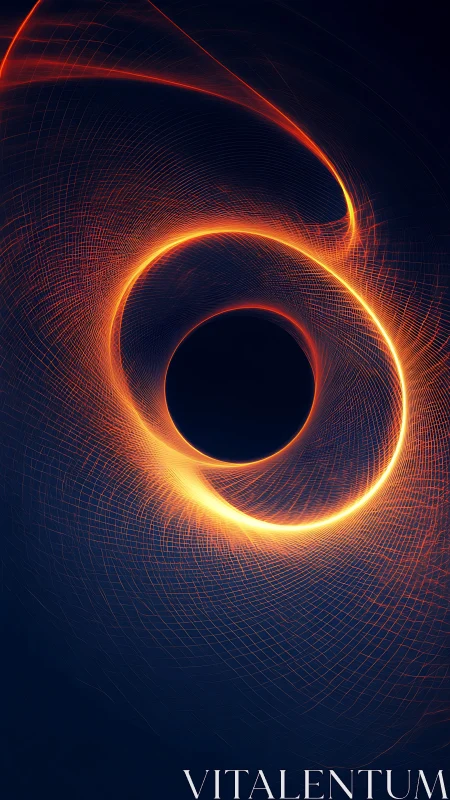 Solar filament whirl loops around a midnight digital void