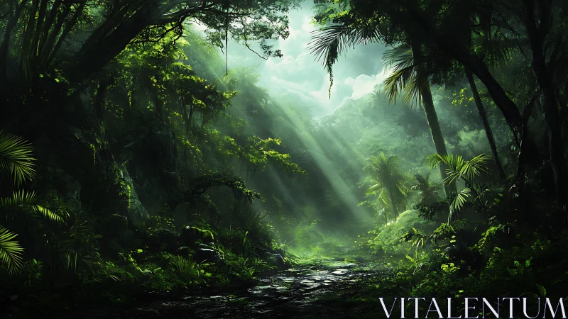 Cathedral of Green: Where Mystical Light Choreographs Jungle Dreams