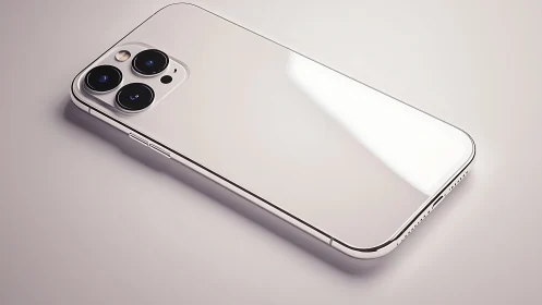 iPhone 12 Pro Max in Silver with Triple Lens Camera.