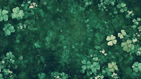 Soft forest clover meadow breathing quiet green magic.