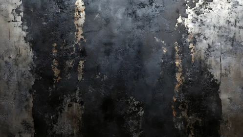 Corroded metallic surface reveals layered patina and erosion